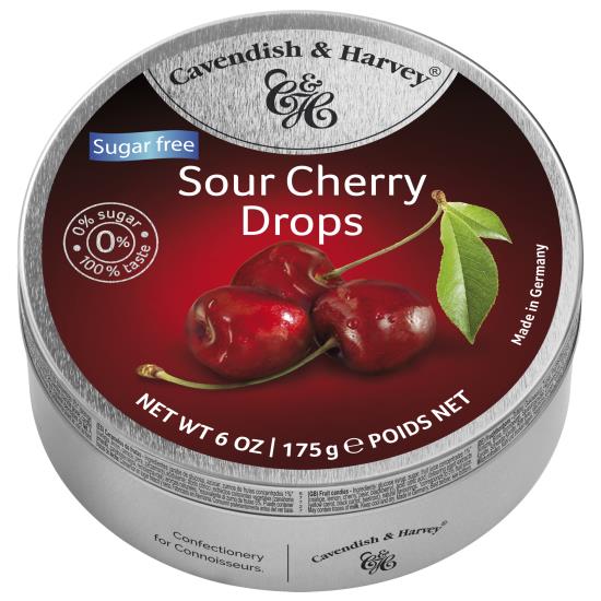 Cavendish Harvey Drops à la cerise acidulée 175g
