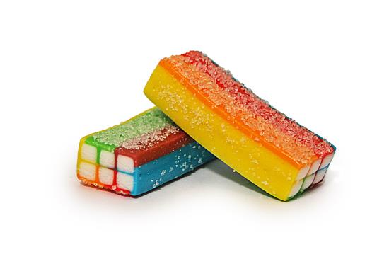Damel Brique Pika Acidulé Arc-en-ciel 250 gram