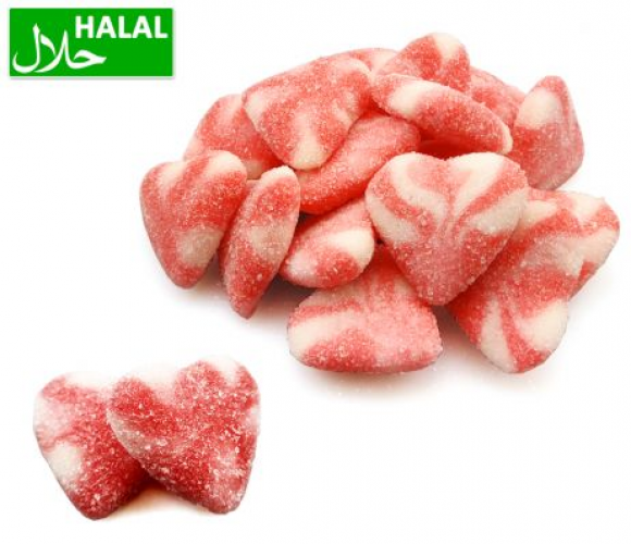 Dulce Plus Cœur torsadé à la fraise sucré 200 g