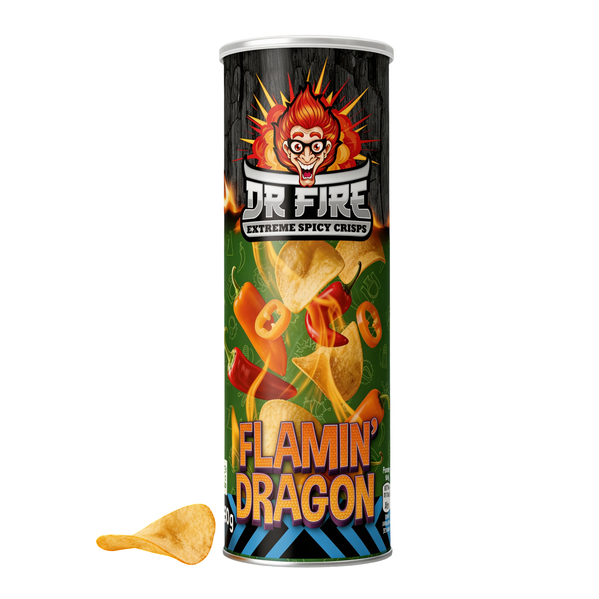 Dr. Fire Crisps Dragon Flamboyant 80 gr