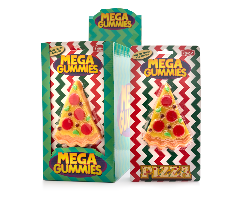 Mega Gummies Part de Pizza 120 g