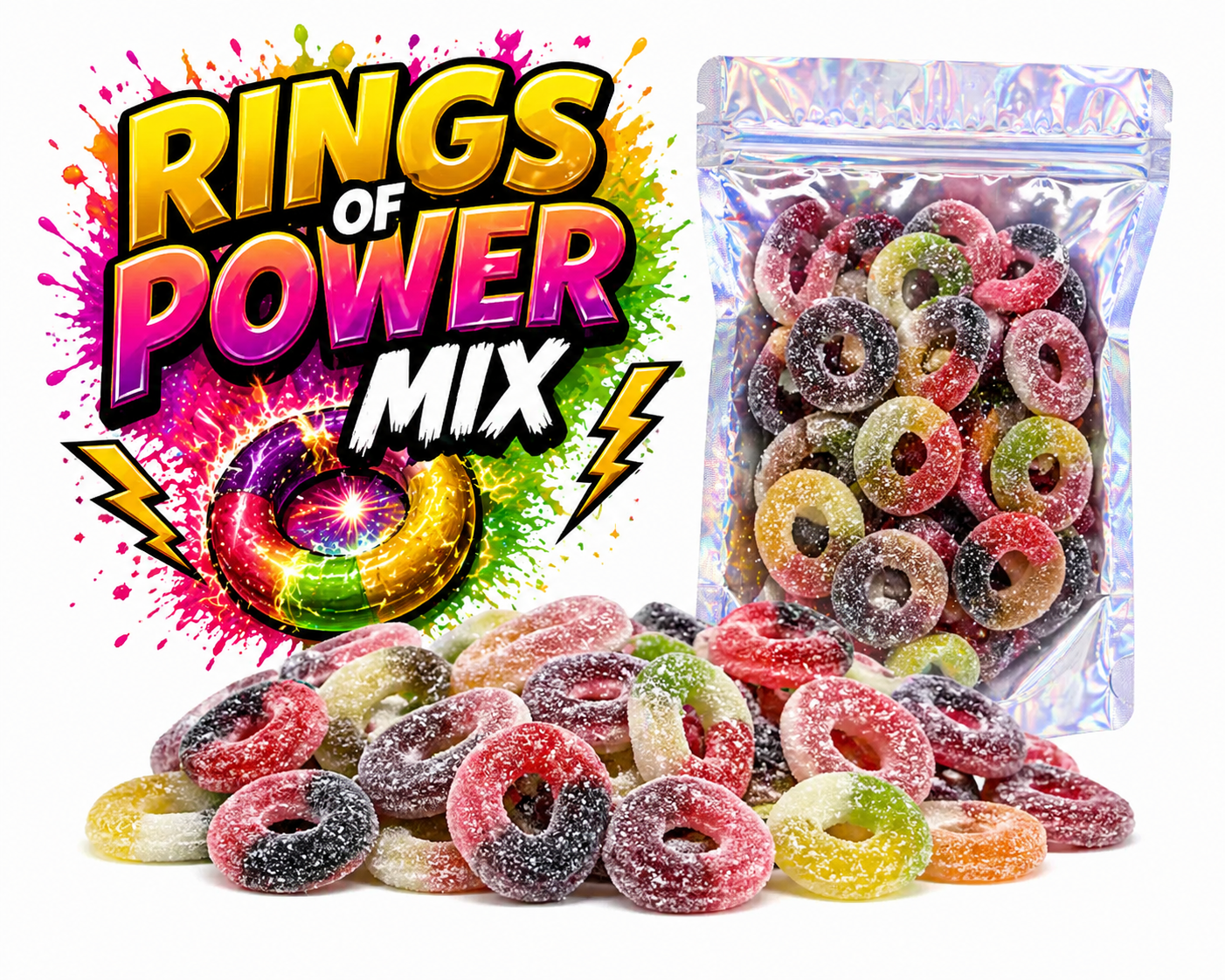 Rings of Power Mix sucré & acidulé