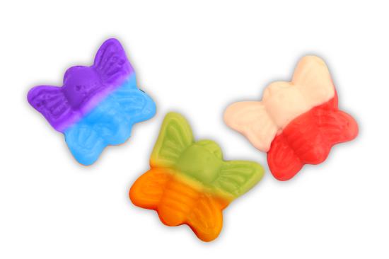 Damel Papillons en gomme aux fruits 250 gram