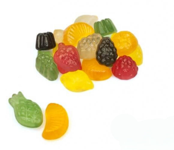 De Bron gommes aux fruits sans sucre 200 g
