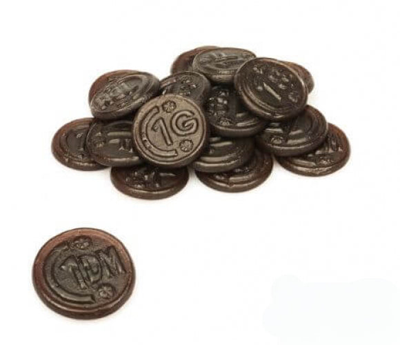 De Bron Réglisse en pièces sans sucre 250 g