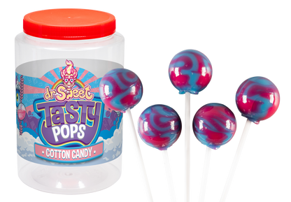 Dr. Sweet Tasty Pop Barbe à papa 70 pièces
