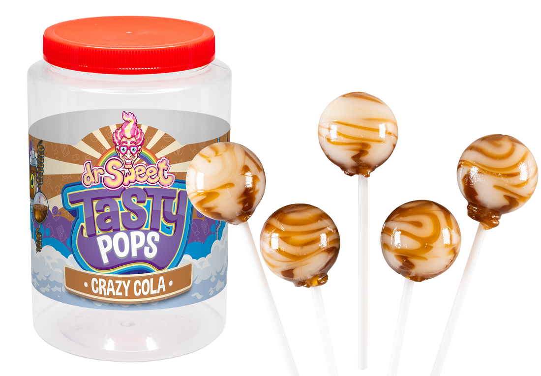 Dr. Sweet Tasty Pop Crazy Cola 70 pièces