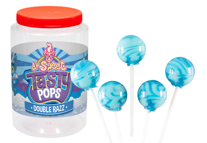 Dr. Sweet Tasty Pop Double Razz 70 pièces