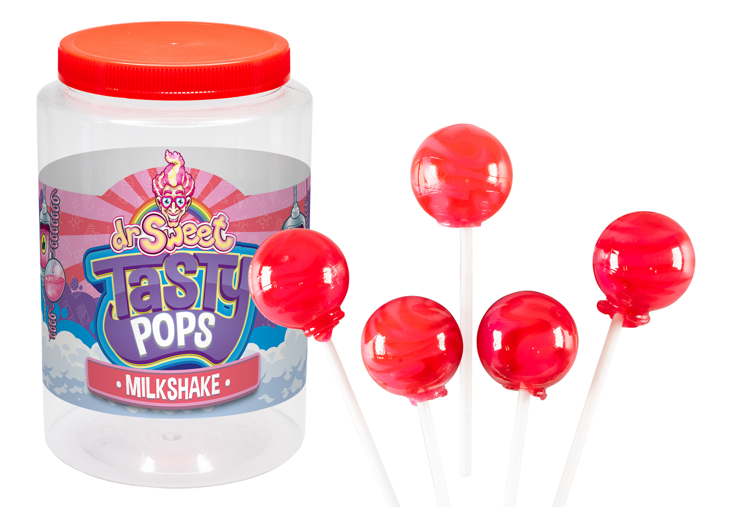 Dr. Sweet Tasty Pop Milkshake 70 pièces