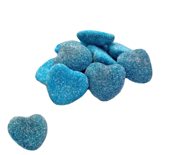 Dulce Plus Cœurs bleus fourrés acidulés 250 g