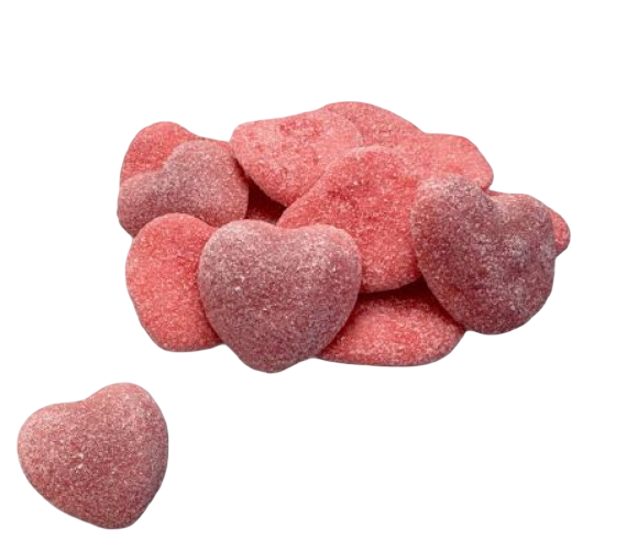 Dulce Plus Cœurs rouges acidulés fourrés 250 g