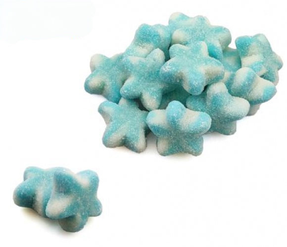 Dulce Plus Sugared Blue Twist Stars 250 grammes