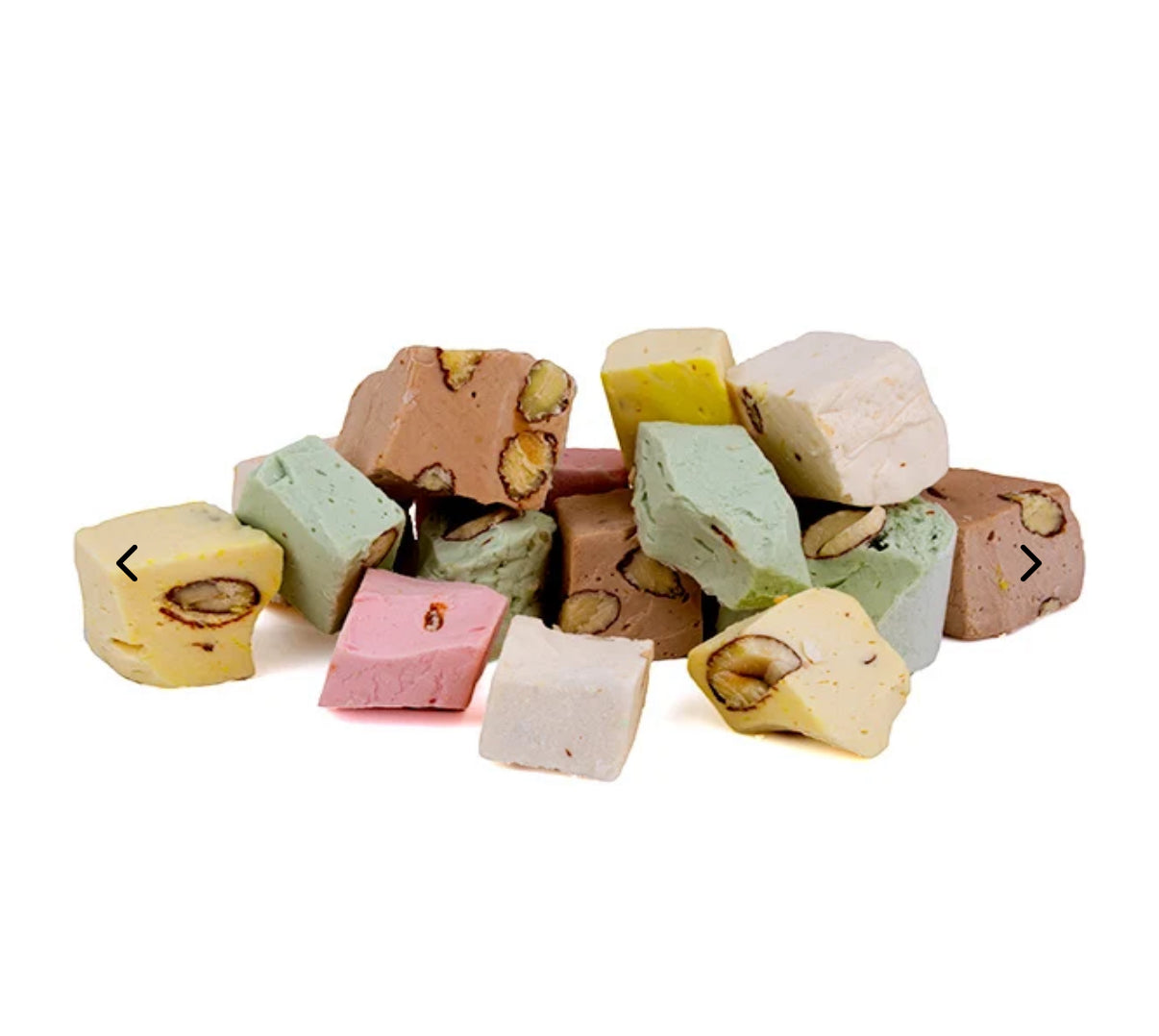 Soft nougat 5 saveurs 500 grammes