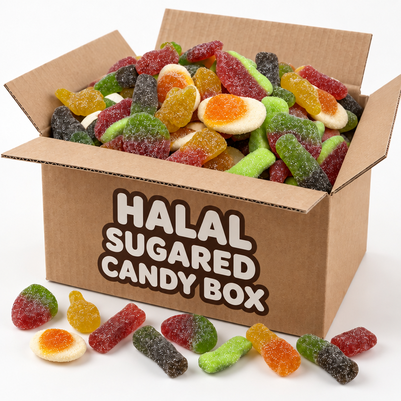 Boîte de Bonbons Halal Sucrés