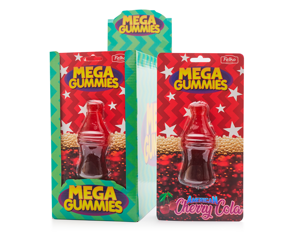 Mega Gummies Cherry-Cola américain 120 g