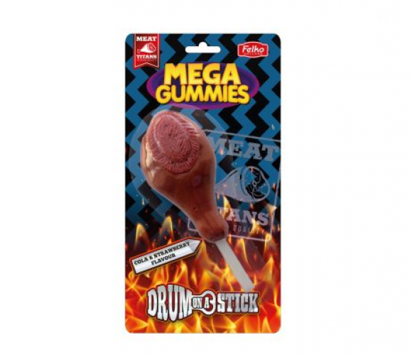 Mega Gummies Drum-on-a-Stick 120 g