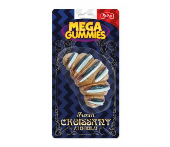 Mega Gummies croissant français 120 gram