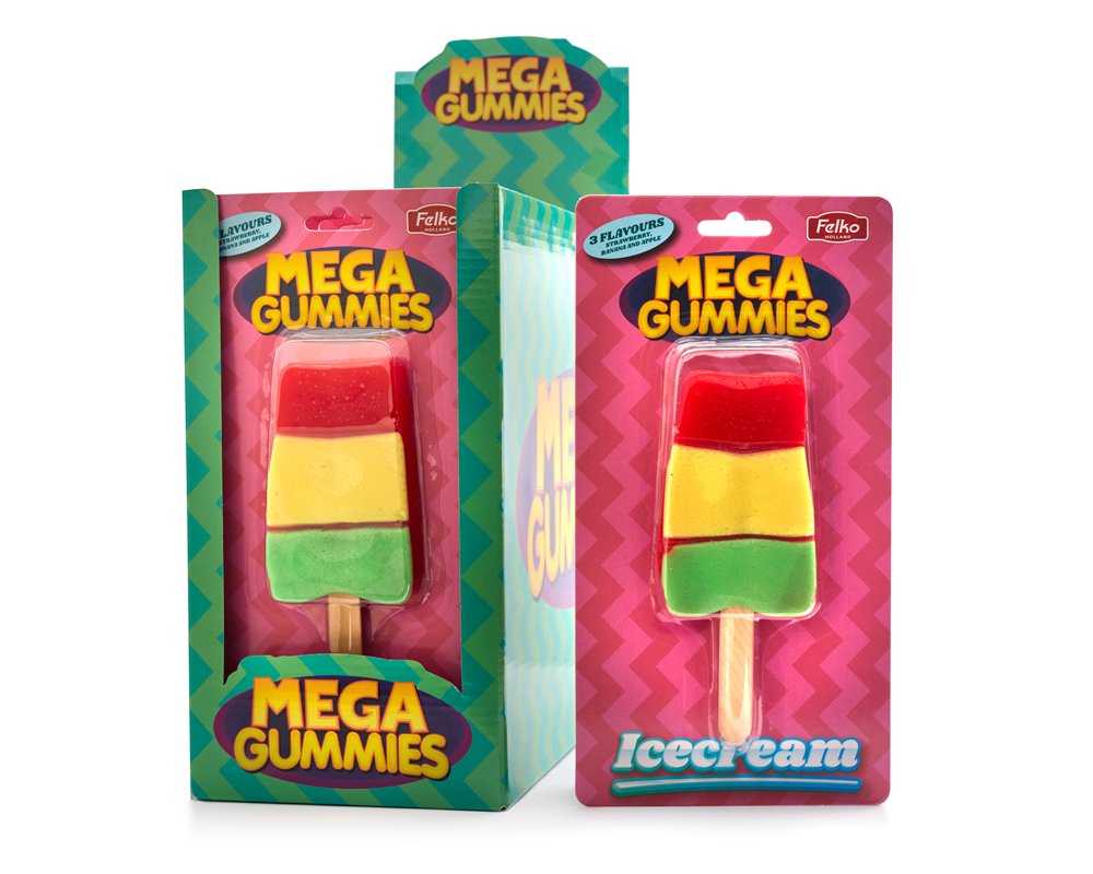Mega Gummies Ice Cream 120 grammes