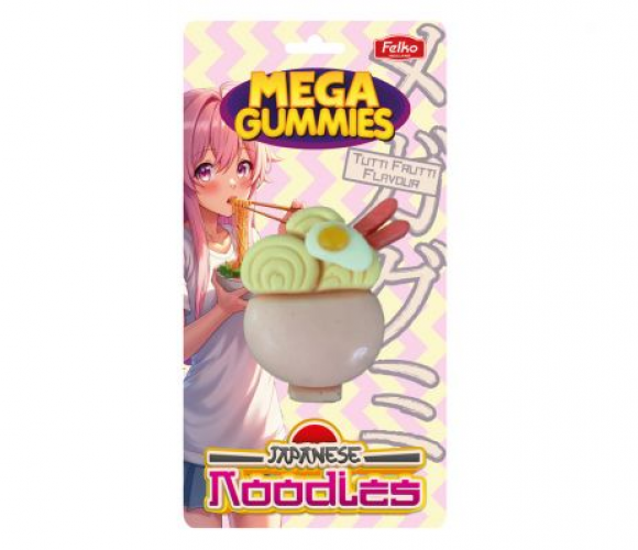 Mega Gummies nouilles japonaises 120 grammes