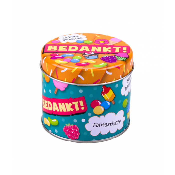 Boîtes de bonbons garnies - Merci et 250 grammes