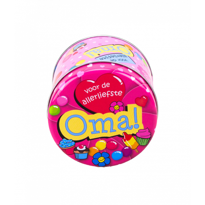 Boîtes à bonbons garnies - Oma en 250 grammes