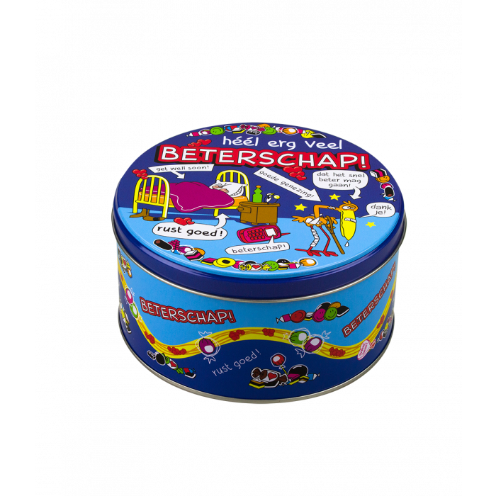Boîte à bonbons garnie « Bon rétablissement » 500 g