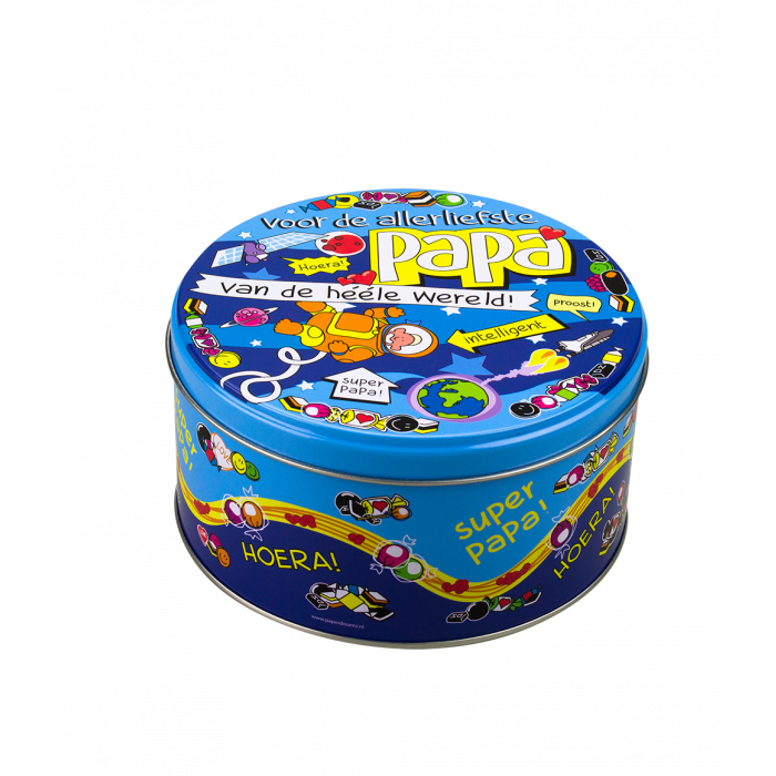 Bonbonnière garnie Papa et 500 g