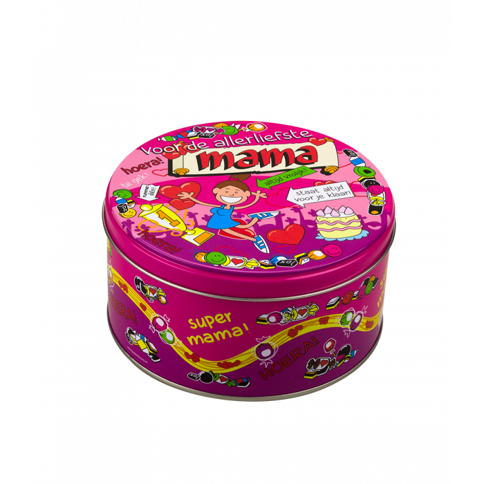 Bonbonnière garnie Maman et 500 g