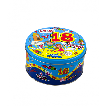 Bonbonnière garnie 18 ans - 500 grammes