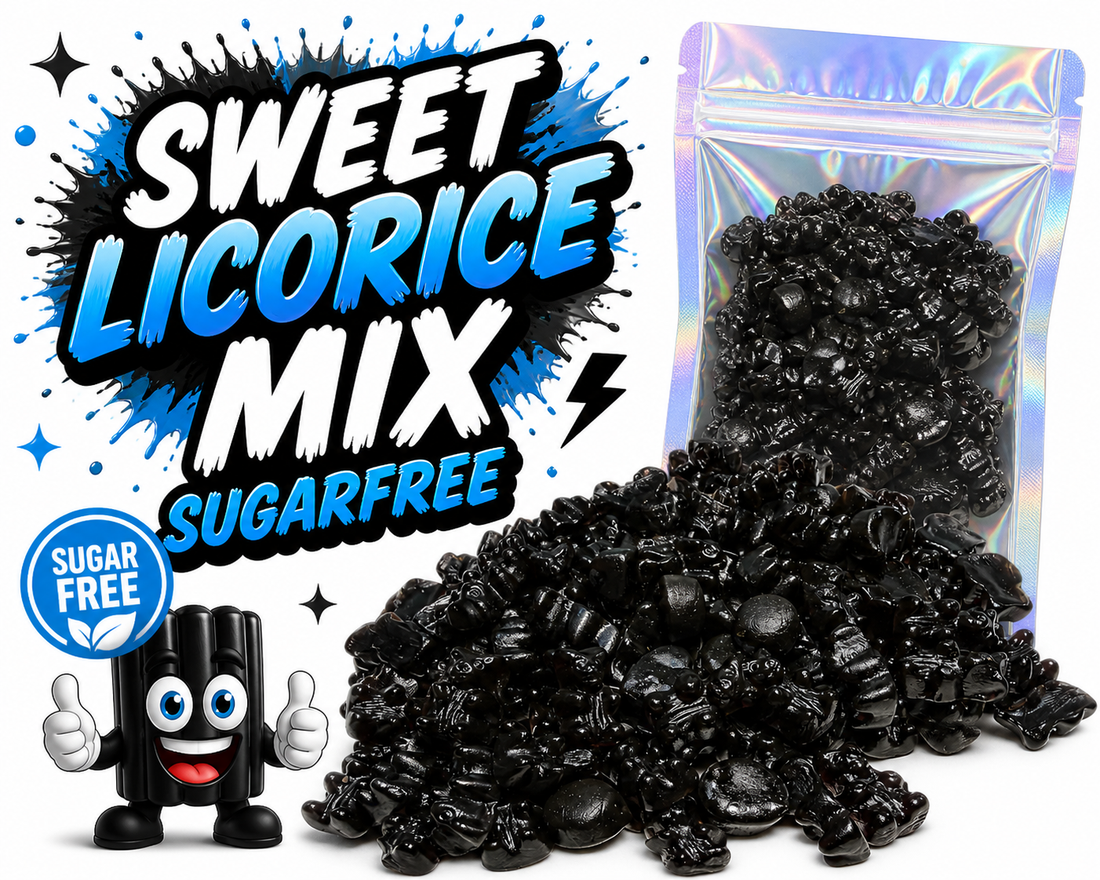 Mix de réglisse sucrée sans sucre