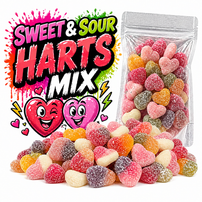 Mix de cœurs sucrés &amp; acidulés