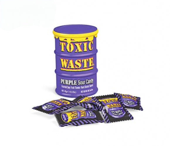 Toxic Waste Purple Sour Candy Drum 42 g