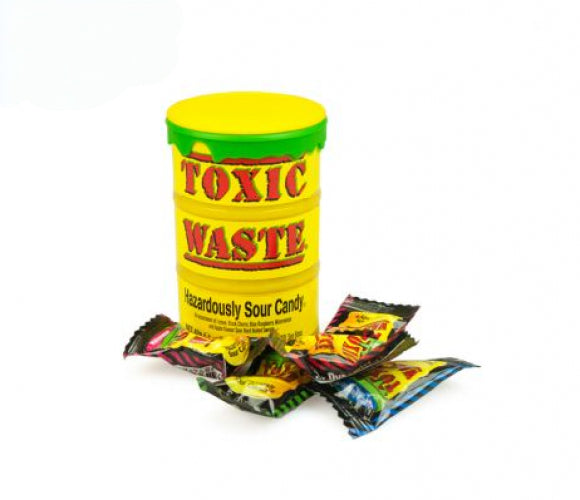 Toxic Waste Yellow Sour Candy Drum 42 g