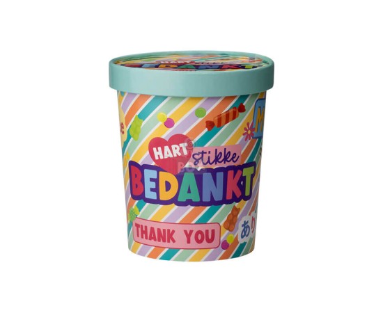 Seau de bonbons Merci