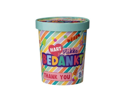 Seau de bonbons Merci