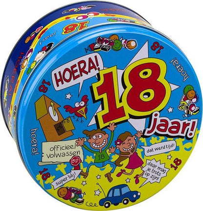 Bonbonnière garnie 18 ans - 500 grammes