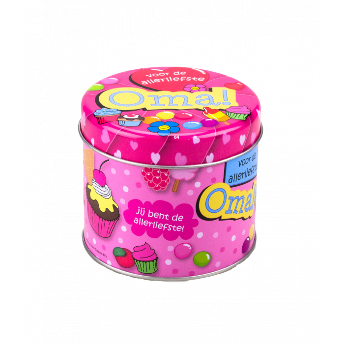 Boîtes à bonbons garnies - Oma en 250 grammes