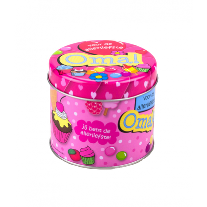 Boîtes à bonbons garnies - Oma en 250 grammes