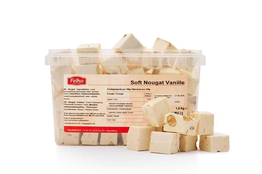 Nougat tendre vanille 500 gram