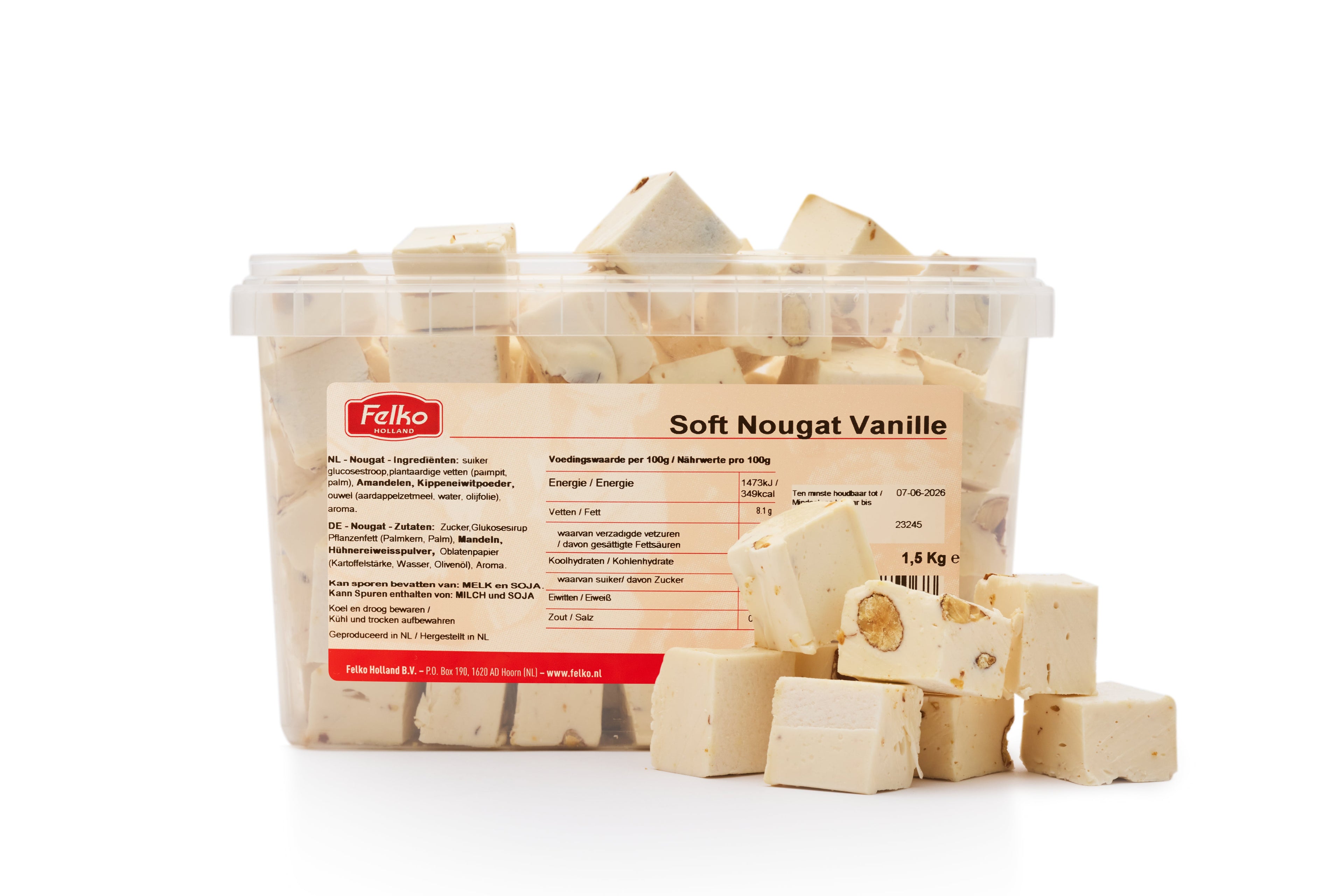 Soft nougat vanille 1,5 kg